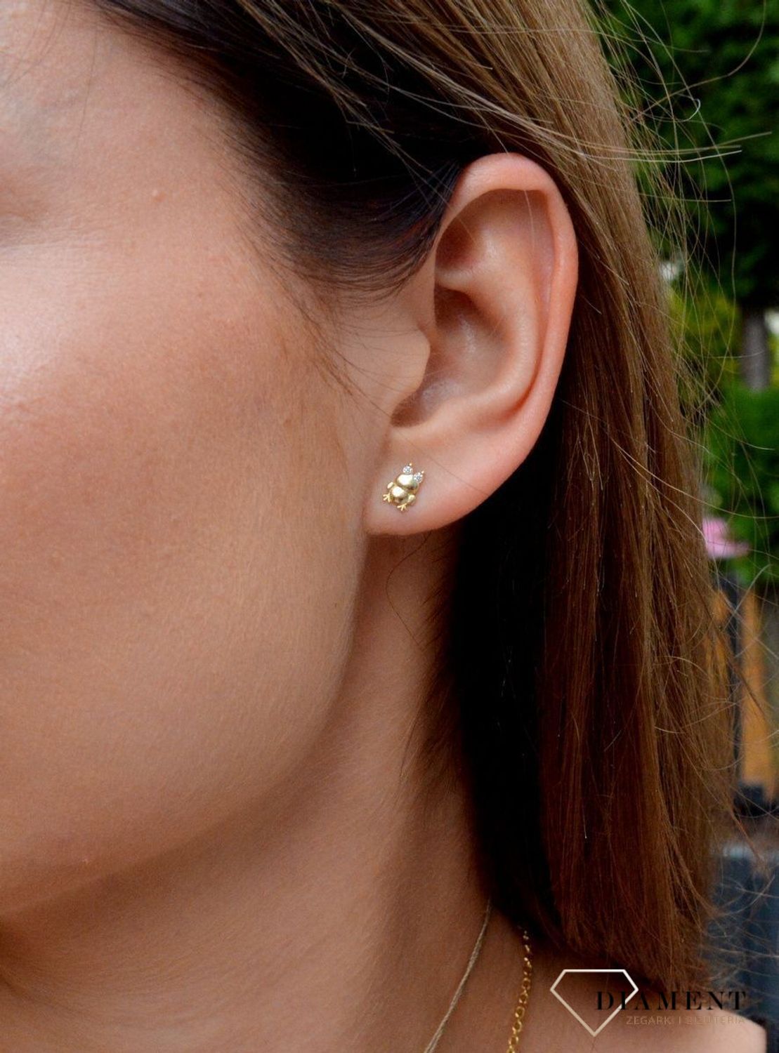 Złote kolczyki 333 dziecięce żabki. Złote kolczyki wkrętki. Złote kolczyki dziecięce. Złote kolczyki dla dziewczynki. Złote kolczyki żabki. Kolczyki dziecięce z cyrkoniami. Kolczyki żabki. Kolczyki z.jpg